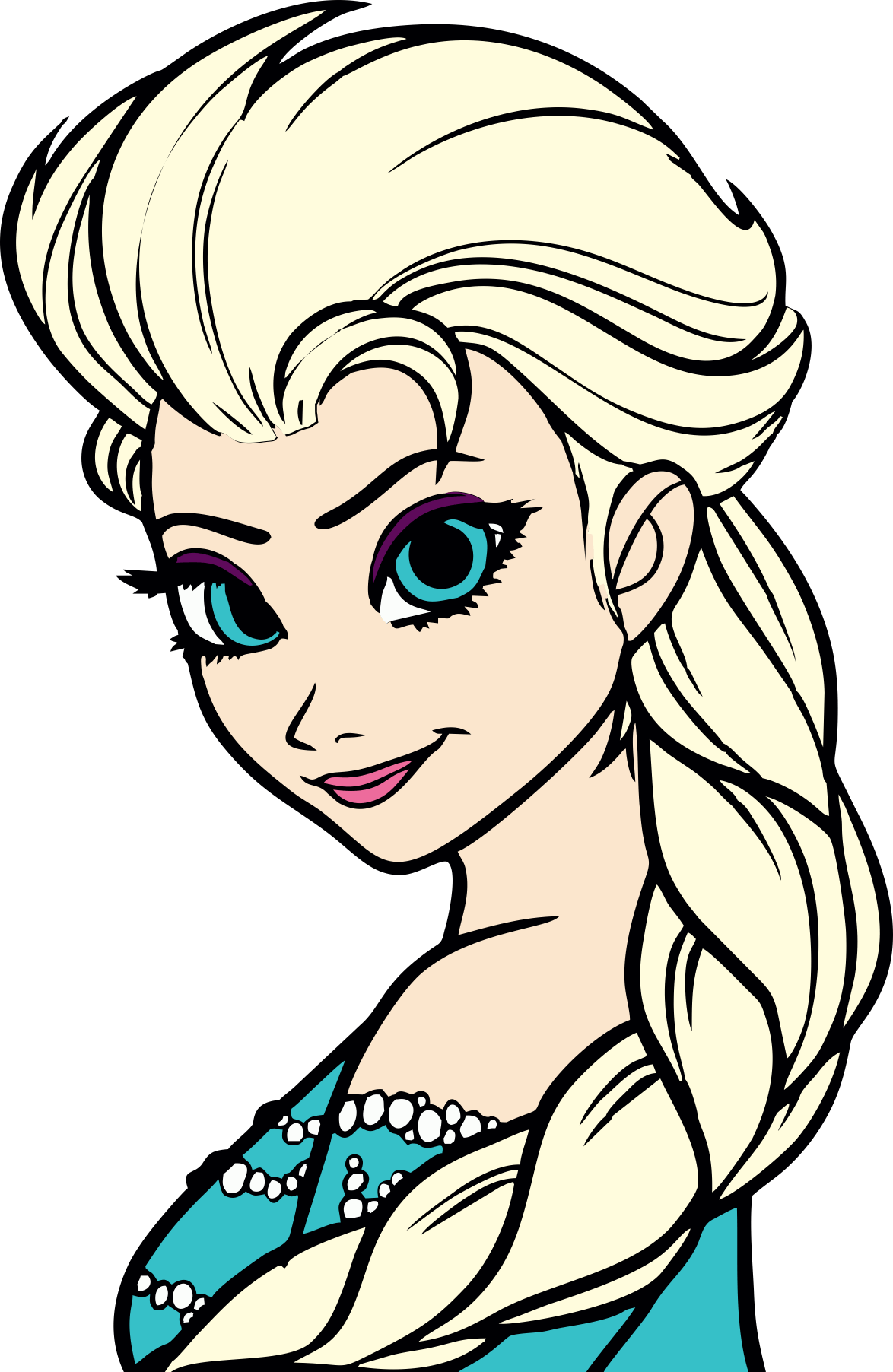 Frozen 5 Simple Line Art Svg Free Vectors